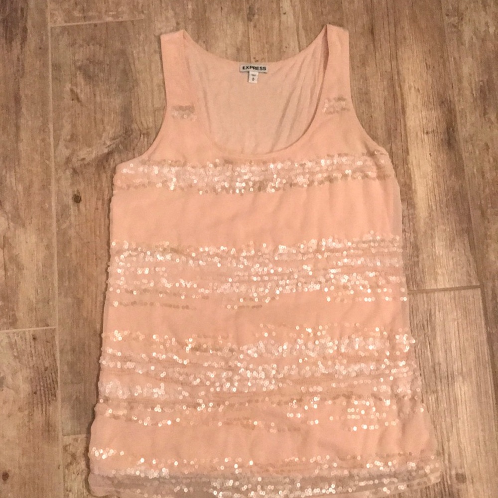 EXPRESS Sparkle Tank Top (XS)